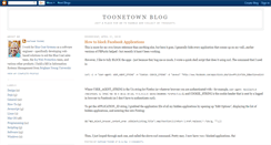 Desktop Screenshot of blog.toonetown.com