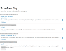 Tablet Screenshot of blog.toonetown.com